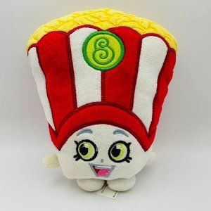 Shopkins Poppy Corn Popcorn 7" Plush White 2013